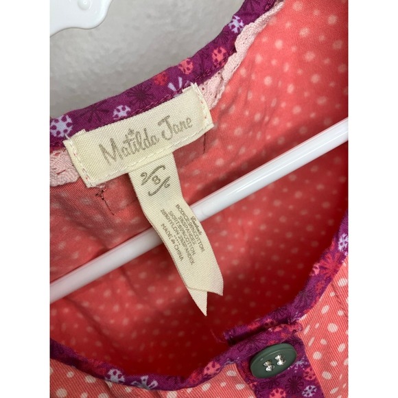 Matilda Jane Patchwork Tank with‎ Tie Back Girls Size 8 - Picture 7 of 7